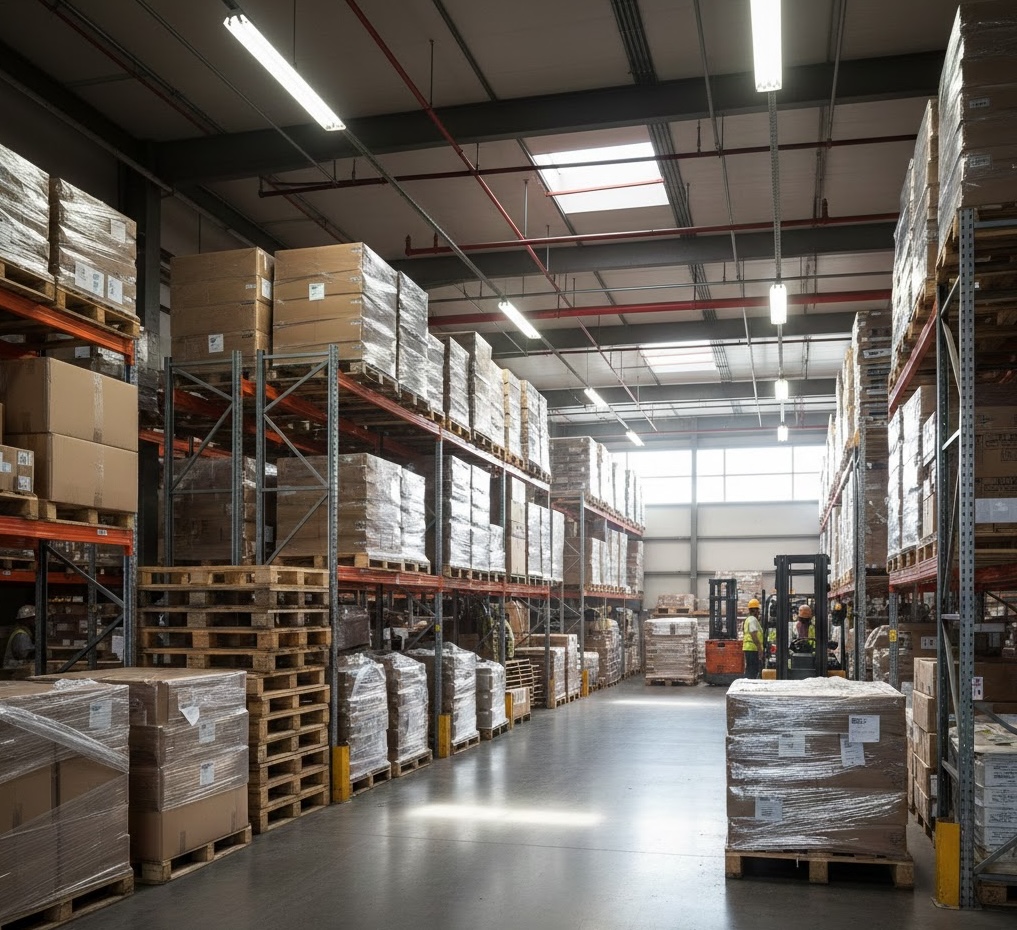 Professional pallet repair service in action